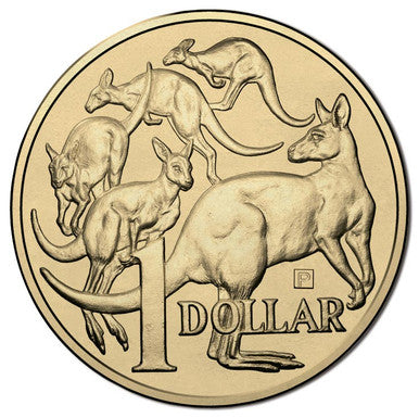 2015 $1 ANDA Perth Mob of Roos 'P' Privy Mark Uncirculated Coin
