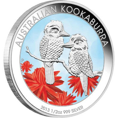 2013 50c Australian Outback 1/2oz Silver Coloured Proof 3 Coin Set