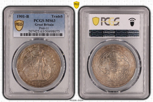 GB, 1901B Trade Dollar PCGS MS63