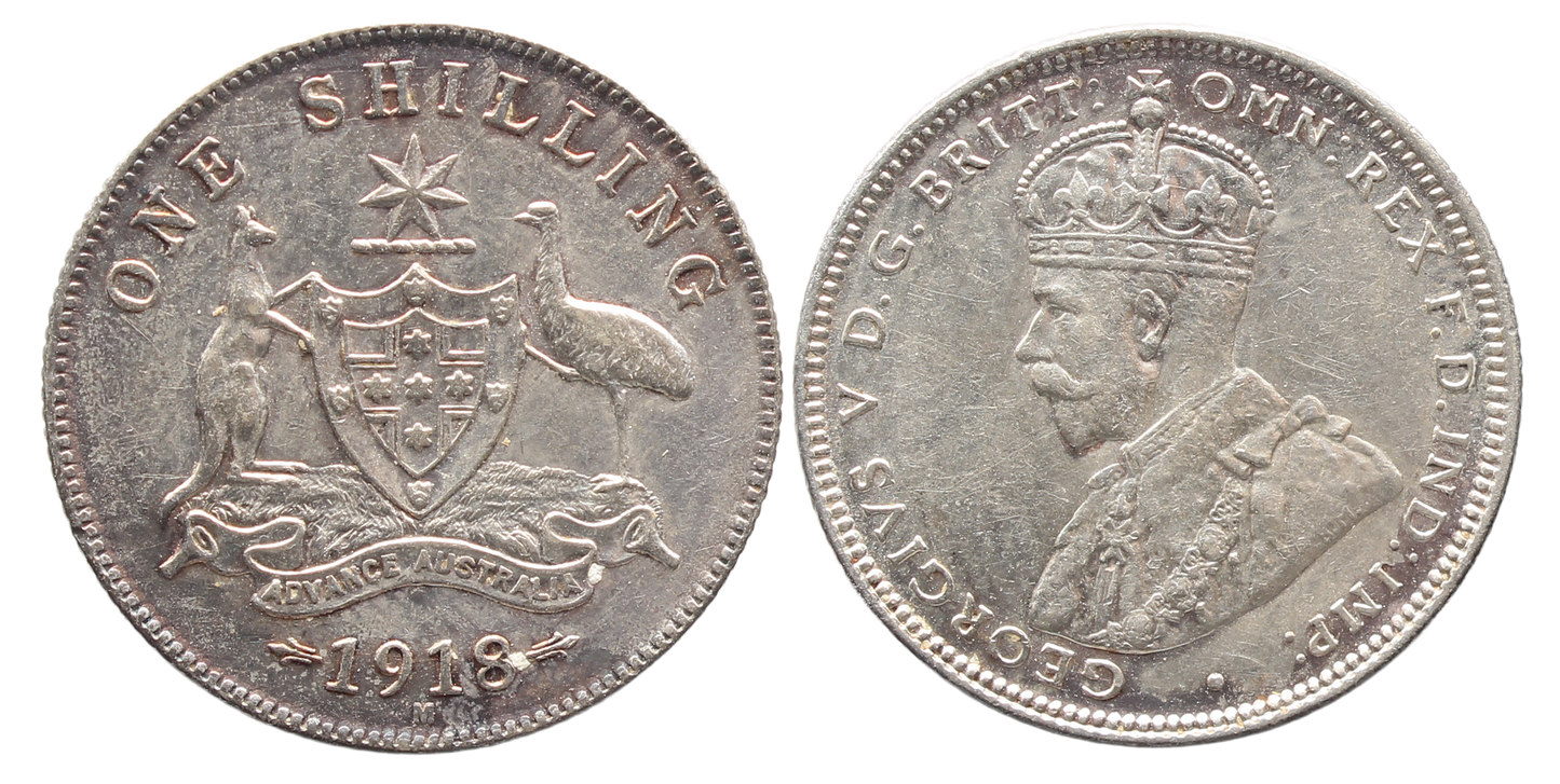 1918 Shilling gEF