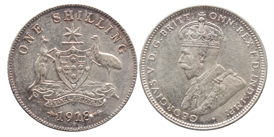 1918 Shilling gEF