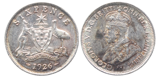 1926 Sixpence gEF