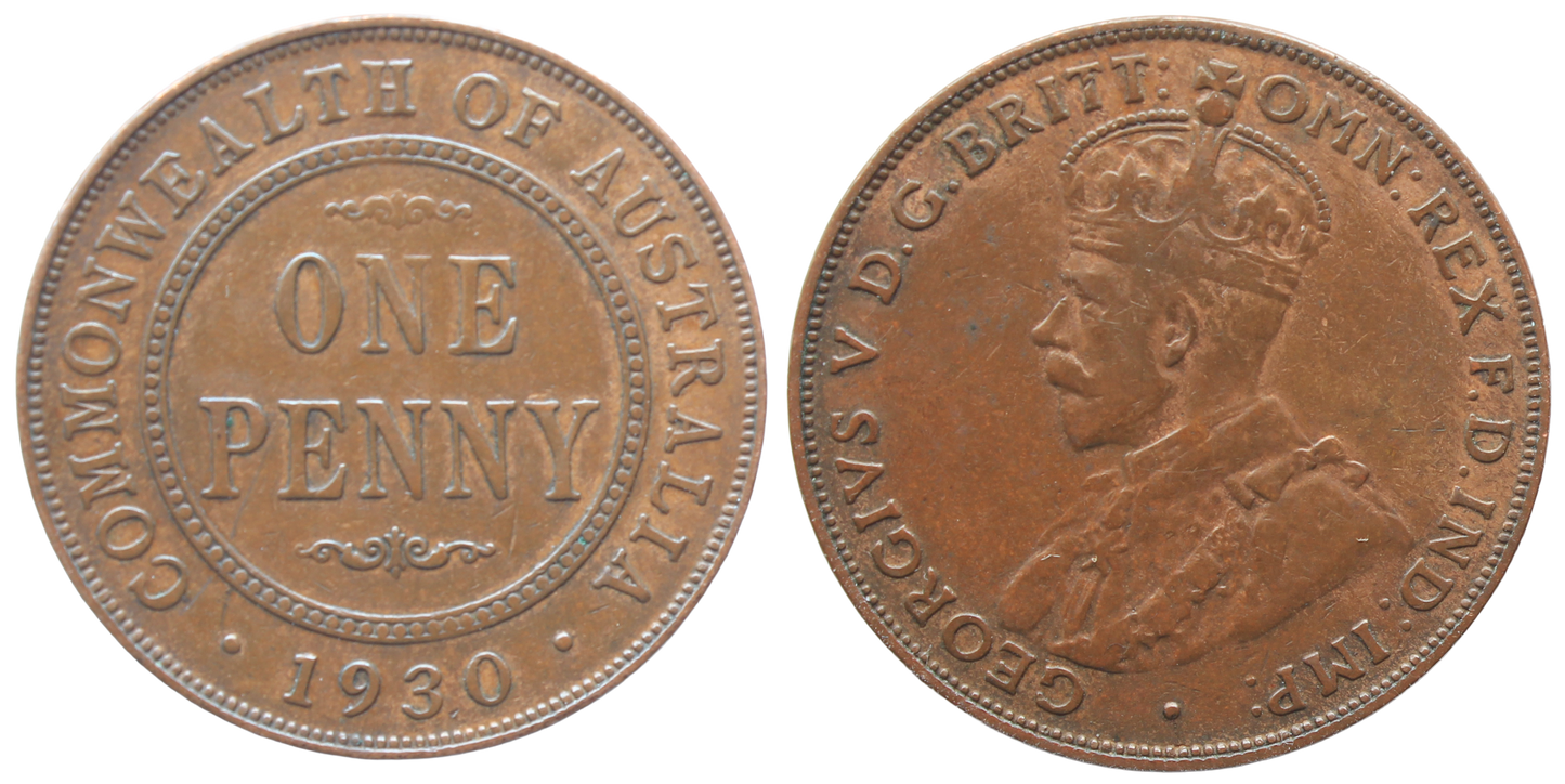 1930 Penny good Fine