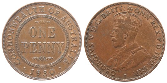 1930 Penny good Fine