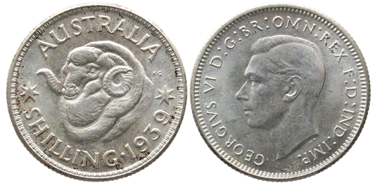 1939 Shilling UNC