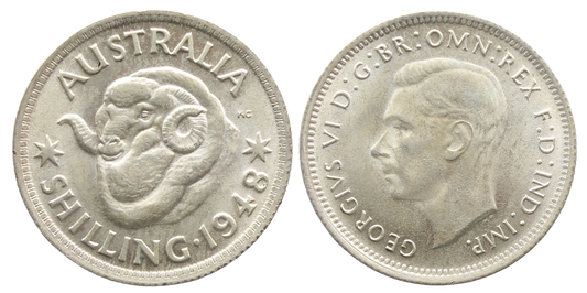 1948 Shilling UNC