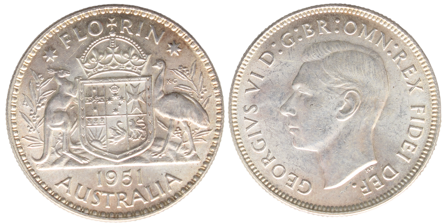 1951 COA Florin UNC