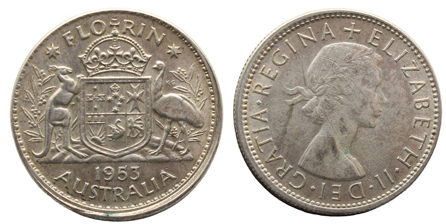 1953 Florin Mis-Struck VF