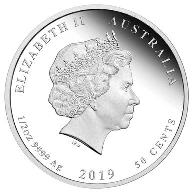 2019 50c Lunar Pig 1/2oz Silver Proof Coin