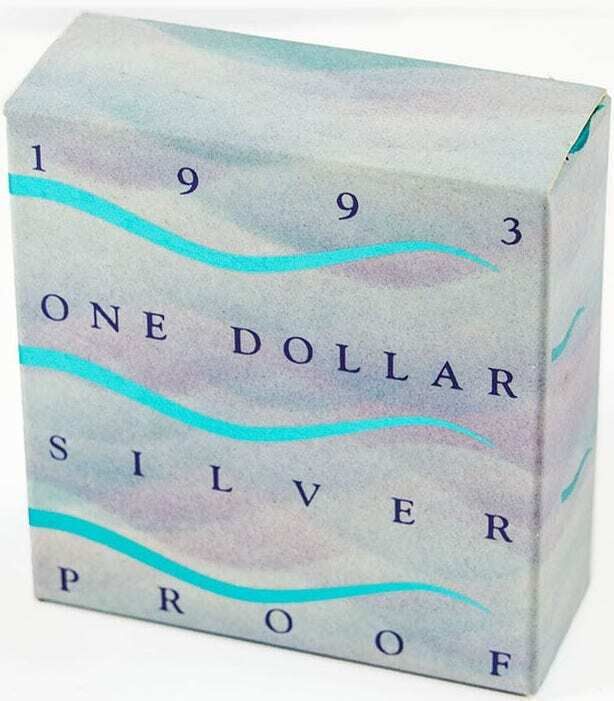 1993 $1 Landcare Silver Proof Coin