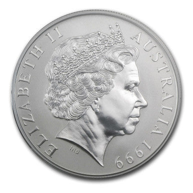 1999 $1 Kangaroo 1oz Silver Uncirculated Coin