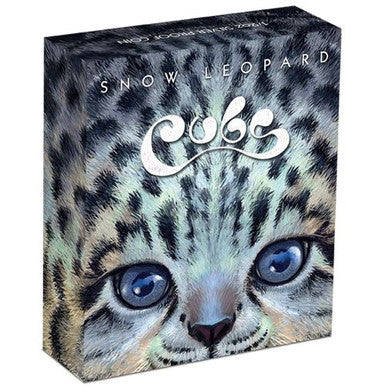 Tuvalu 2016 50c Snow Leopard Cubs 1/2oz Silver Coloured Proof Coin