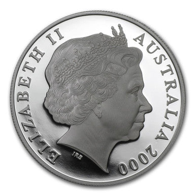 2000 $1 Kangaroo 1oz Silver Proof Coin