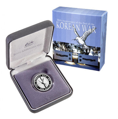 2003 $1 50th Anniversary of The End of The Korean War Silver Proof Coin