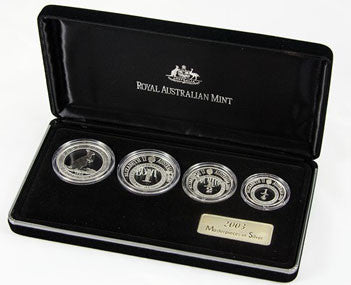 2003 Masterpieces In Silver Port Phillip Patterns 4 Coin Proof Set