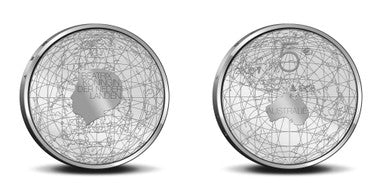 2006 Voyage of Discovery Duyfken Dollar and Euro Silver Proof 2 Coin Set