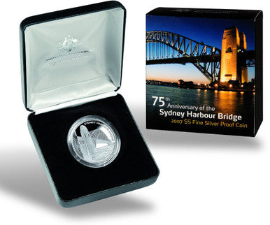 2007 $5 75th Anniversary of The Sydney Harbour Bridge 1oz Silver Proof Coin