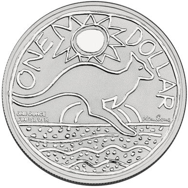 2009 $1 Australian Artist Kangaroo 1oz Silver Uncirculated Coin