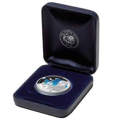 2009 $1 Australian Antarctic Territory South Magnetic Pole 1oz Silver Coloured Proof Coin