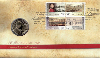 2010 $1 Bicentenary of Governor Lachlan Macquarie PNC