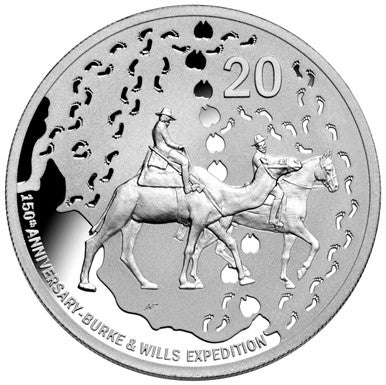 2010 150th Anniversary of The Burke and Wills Expedition Proof 2 Coin Set