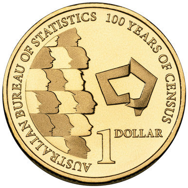2011 $1 100 Years of Census Uncirculated Coin