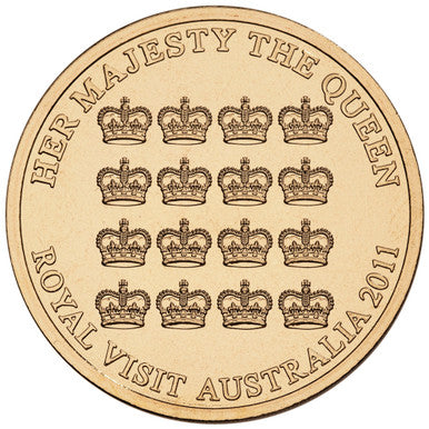 2011 $5 Royal Collection Queen's Australia Visit Uncirculated Coin