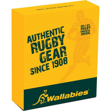 2011 $1 Wallabies Men of Gold 1oz Silver Coloured Proof Coin