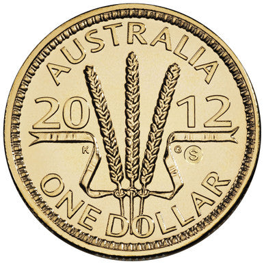 2012 $1 Wheat Sheaf Dollar 'S' Counterstamp Uncirculated Coin