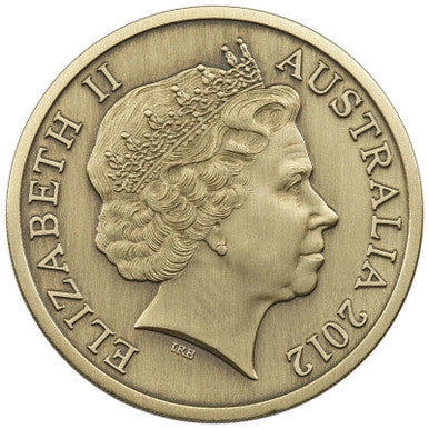 2012 $5 ANDA Melbourne Capital Town Halls Antique Uncirculated Coin