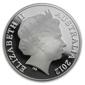 2012 $1 Kangaroo Mareeba Rock Wallaby 1oz Silver Proof Coin