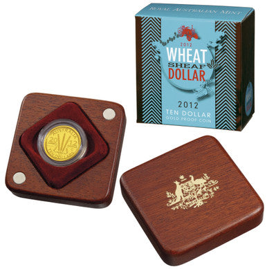 2012 $10 Wheat Sheaf Dollar 1/10oz Gold Proof Coin