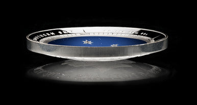 2012 $5 Southern Sky Crux 1oz Silver Coloured Proof Domed Coin