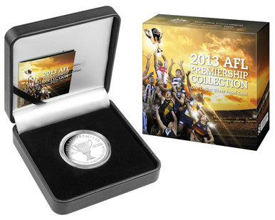 2013 $1 AFL Hawthorn Football Club Premiership 1oz Silver Proof Coin