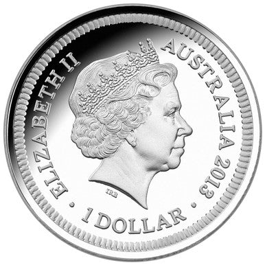 2013 $1 Bicentenary of The Holey Dollar & Dump Silver Proof Coin