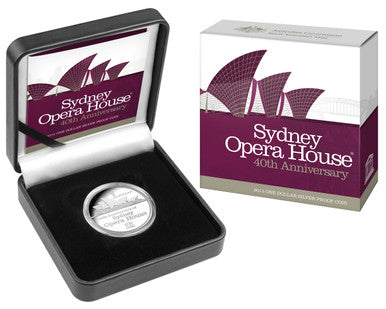 2013 $1 UNESCO 40th Anniversary of Sydney Opera House 1oz Silver Proof Coin