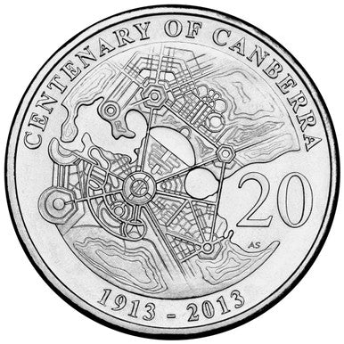2013 20c Centenary of Canberra PNC