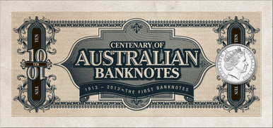2013 Centenary of Australian Banknotes The First Banknotes Uncirculated 3 Coin Set