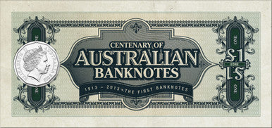 2013 Centenary of Australian Banknotes The First Banknotes Uncirculated 3 Coin Set