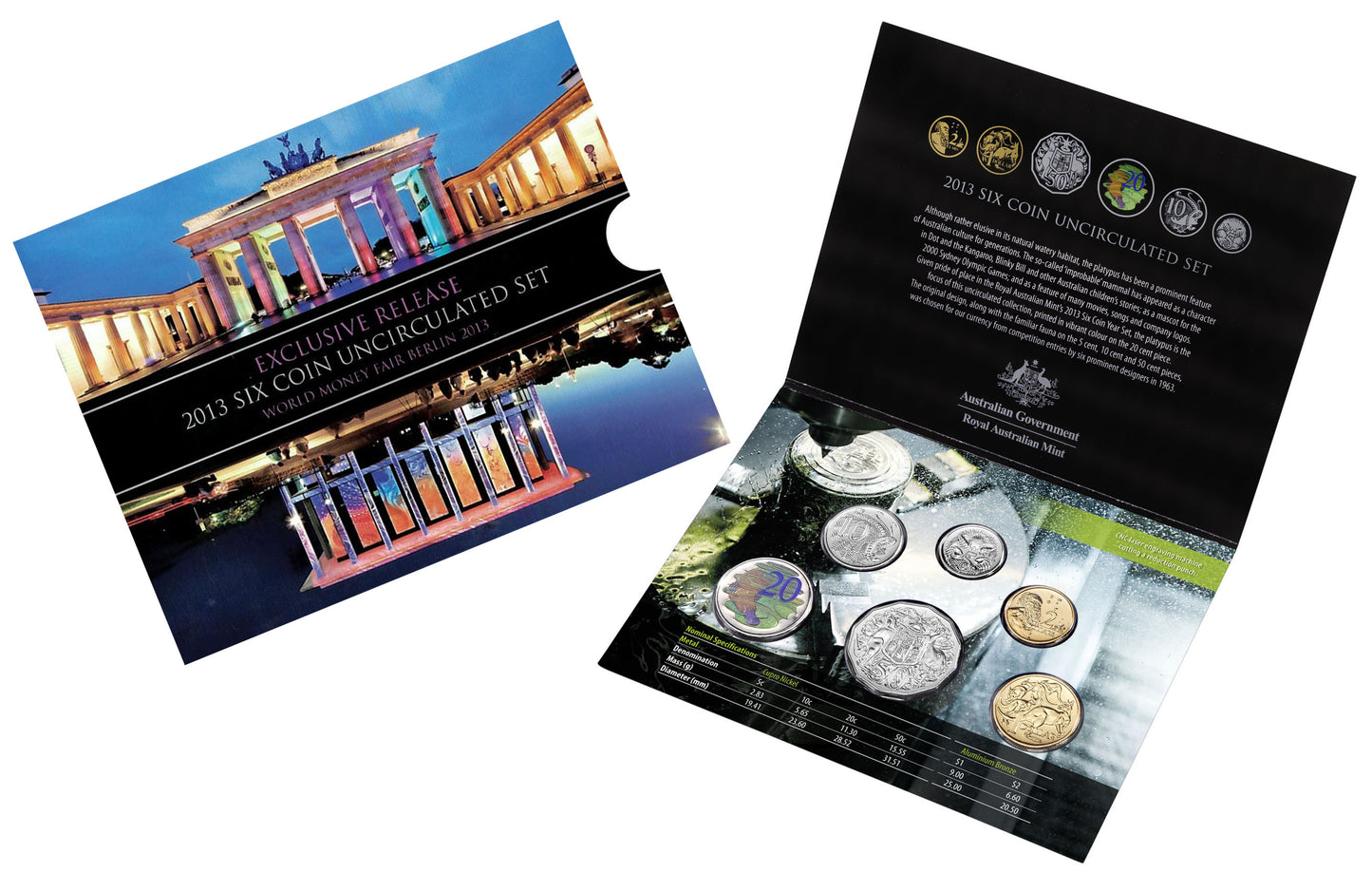 2013 World Money Fair Berlin Mint Set