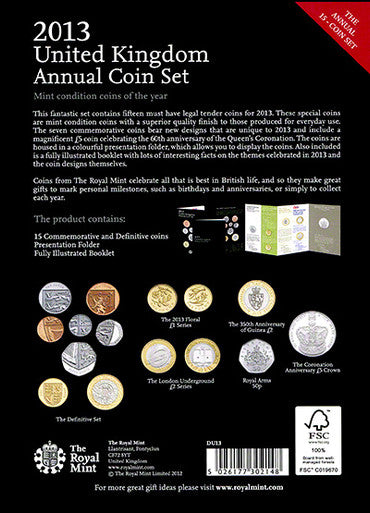 UK 2013 Annual Coin Set