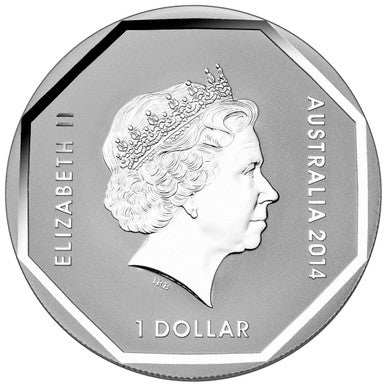 2014 $1 Australian Road Signs Koala 1oz Silver Frosted Uncirculated Coin