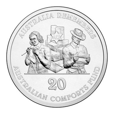 2014 20c Australia Remembers Australian Comfort Funds Uncirculated Coin