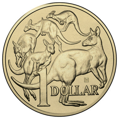 2015 $1 ANDA Melbourne Mob of Roos 'M' Privy Mark Uncirculated Coin