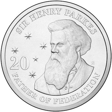 2015 20c Sir Henry Parkes Uncirculated Coin