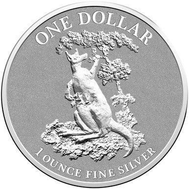 2015 $1 Kangaroo Explorer's First Sightings 1oz Silver Uncirculated Coin