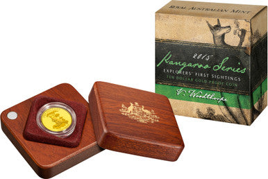 2015 $10 Kangaroo Explorer's First Sightings 1/10oz Gold Proof Coin