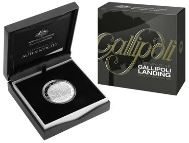2015 $5 Centenary of Gallipoli Landing 1oz Silver Proof Coin