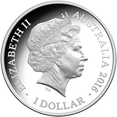 2016 $1 Kangaroo At Sunset Silver Proof Coin