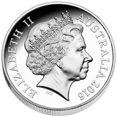 2016 $5 Australian Saltwater Crocodiles Monty 1oz Silver High Relief Proof Coin